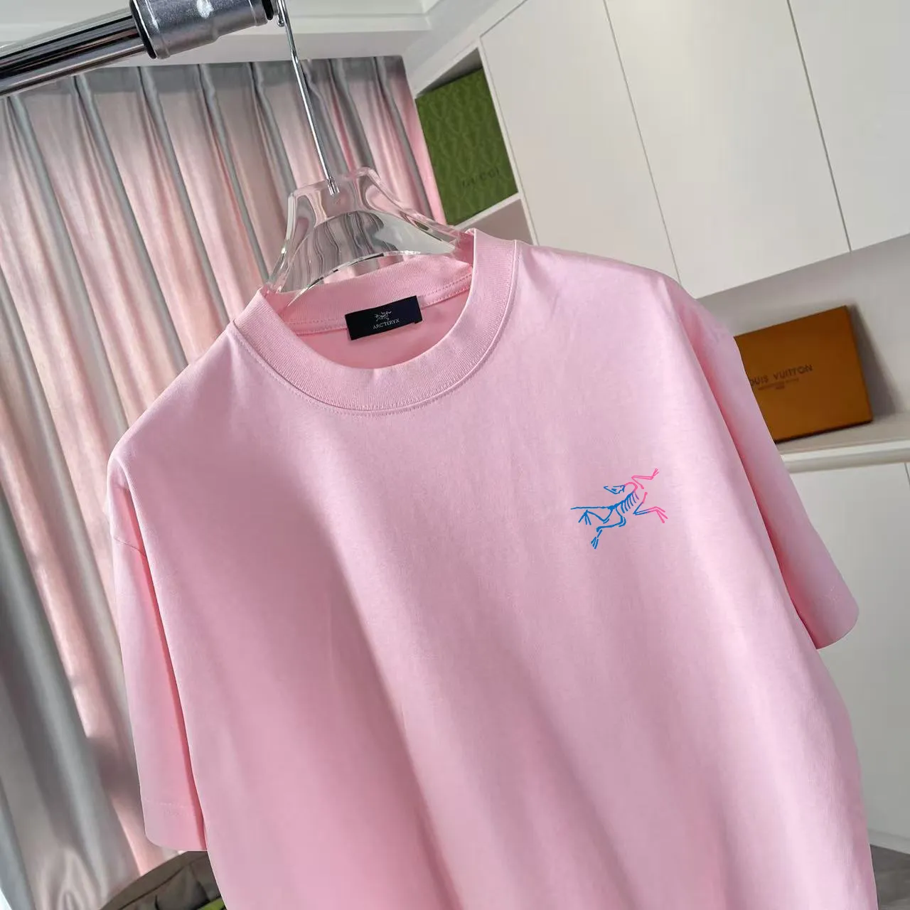 ARC'TERYX* 2025 New Arrival logo t g Same Style Size：S M L XL XXL ：Black White Pink Blue